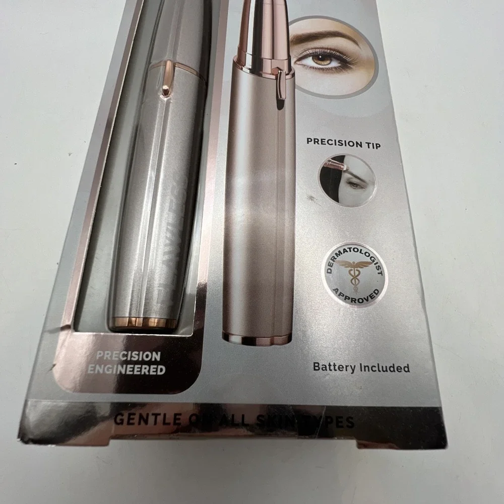 Finishing Touch Flawless Brows - Eyebrow Hair Remover Blush/Rose Gold NEW Sealed
